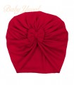 Turbante de Algodón Recién Nacida | Rojo