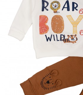 Conjunto de Franela Algodón | Roar Boy