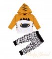 Conjunto de Franela Algodón | Zebra Mustard