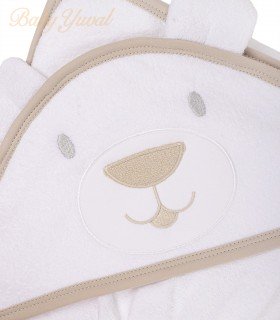 Toalla Doble Felpa Premium | Oso Beige