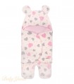 Swaddle Baby Rosa | Saco de dormir Plush Corazones