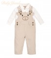 Set Overall y Polo Camisero de Algodón | Colección Teddy