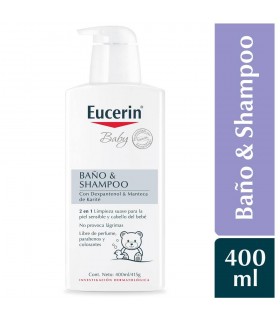 Baño y Shampoo Eucerin Baby - Frasco 400 ML