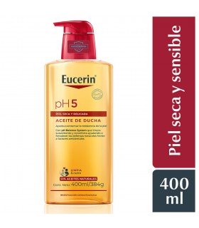 Aceite de Ducha Eucerin pH5 Piel Seca y Sensible - Frasco 400 ML