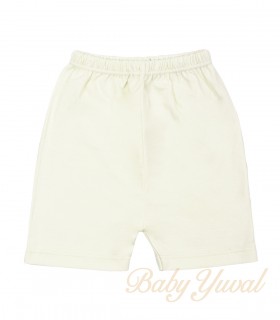 Short de Algodón Pima | Crema