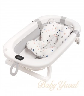 Bañera Tina de Baño para Bebé Plegable | Stars Gray