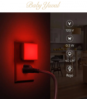 Luz Roja Nocturna con sensor Inteligente Red Glow