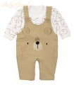 Set Overall Fresh Terry y Polo Algodón | Teddy Cream