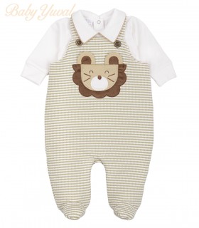 Set Overall Jacquard y Polo Camisero | King Lion