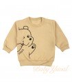 Polera de Franela Algodón | Oso Beige