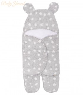 Swaddle Baby | Saco de dormir Plush Gray Star