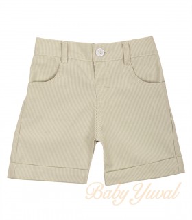 Short Drill Acanalado | Beige