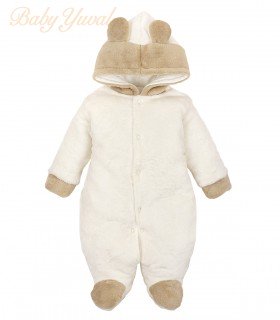 Enterizo Acolchado Plush | Teddy Cream