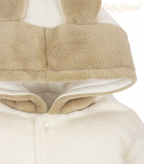 Enterizo Acolchado Plush | Teddy Cream