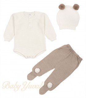 Conjunto Hilo Premium | Cristhian Bear Cream