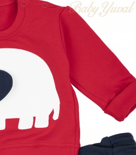 Conjunto de Franela Algodón | Red Elephant