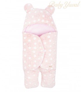 Swaddle Baby Rosado | Saco de dormir Plush Stars