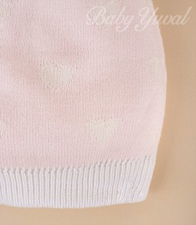 Gorro Doble Hilo | Corazón Rosado