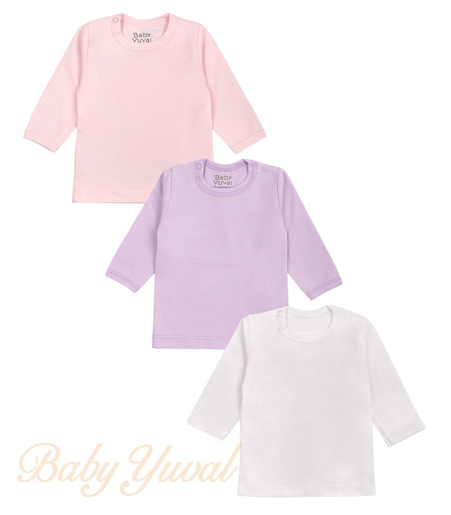 [TR095585] Tripack Polo Manga Larga algodón pima | Colección Lidia (T0)