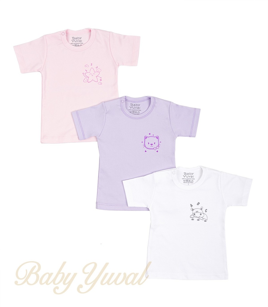 [TR095615] Tripack Polo Manga Corta Algodón Pima | Colección Lidia (T0)