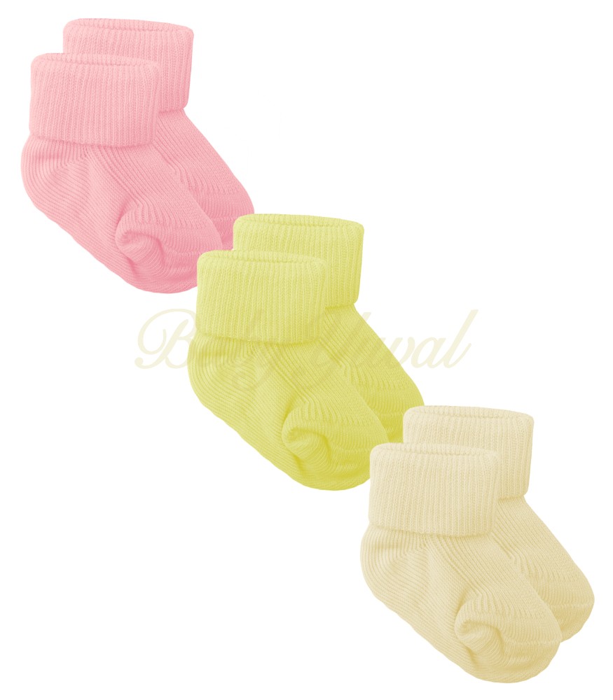 [TR096563] Tripack de Medias Acanaladas de Algodón | Colección Alexa