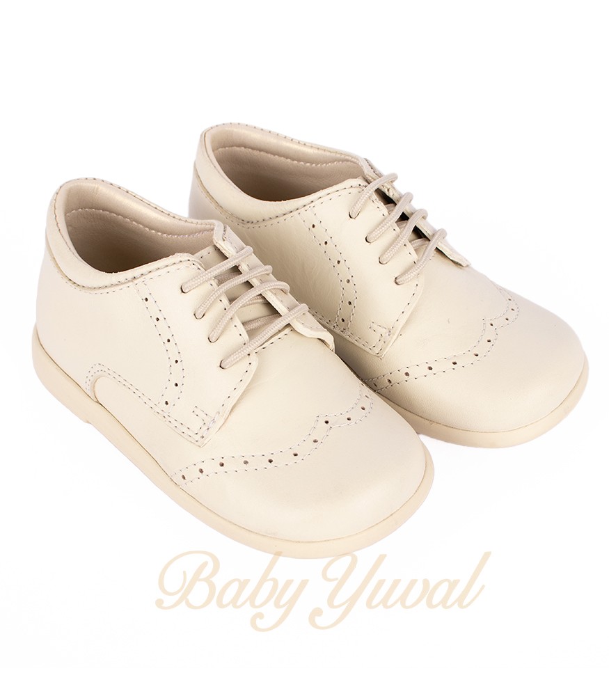 [CA096805] Calzado de 100% Cuero Santiago Crema | Línea Moda (T22)
