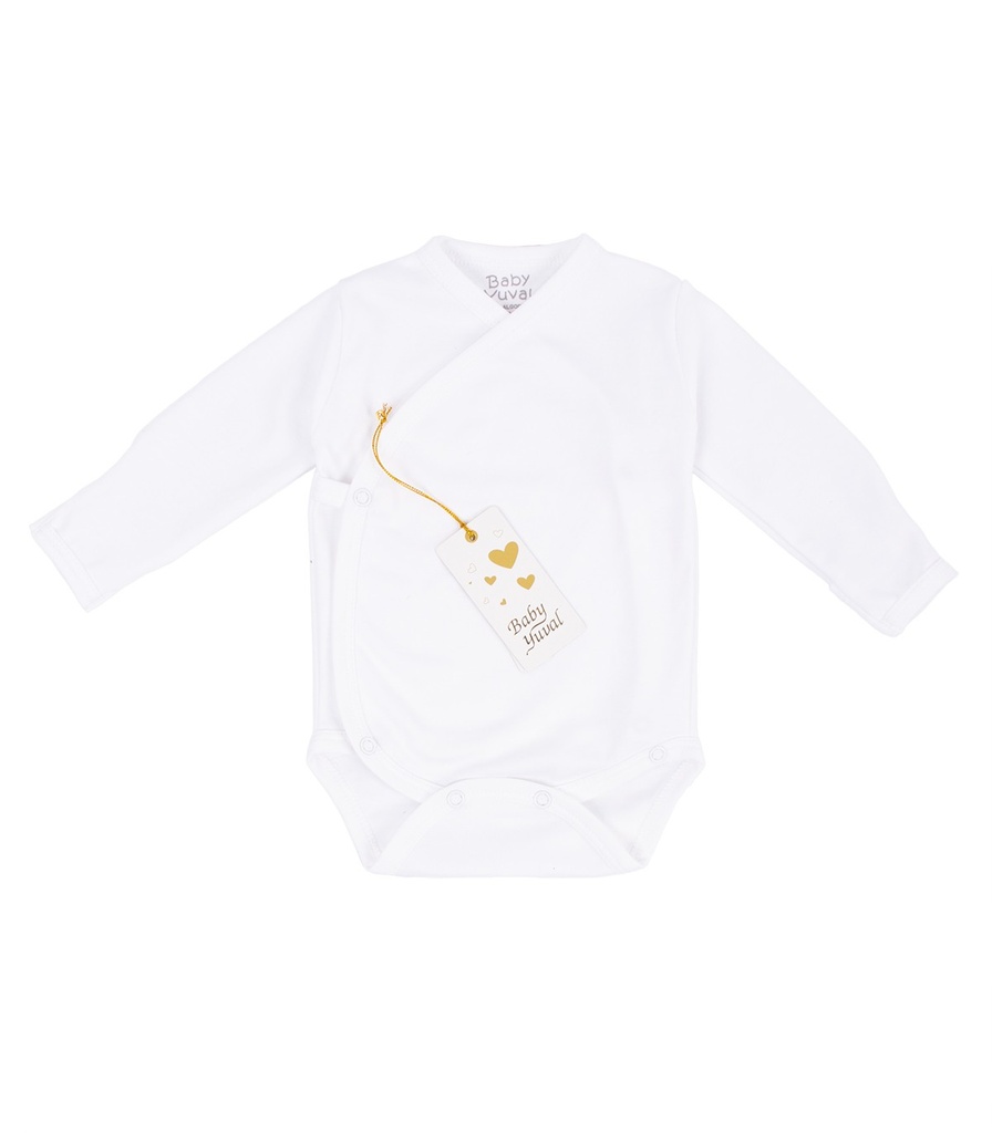 [BO096927] Bodie Cruzado | Colección Clínico Blanco (0 a 3 meses)