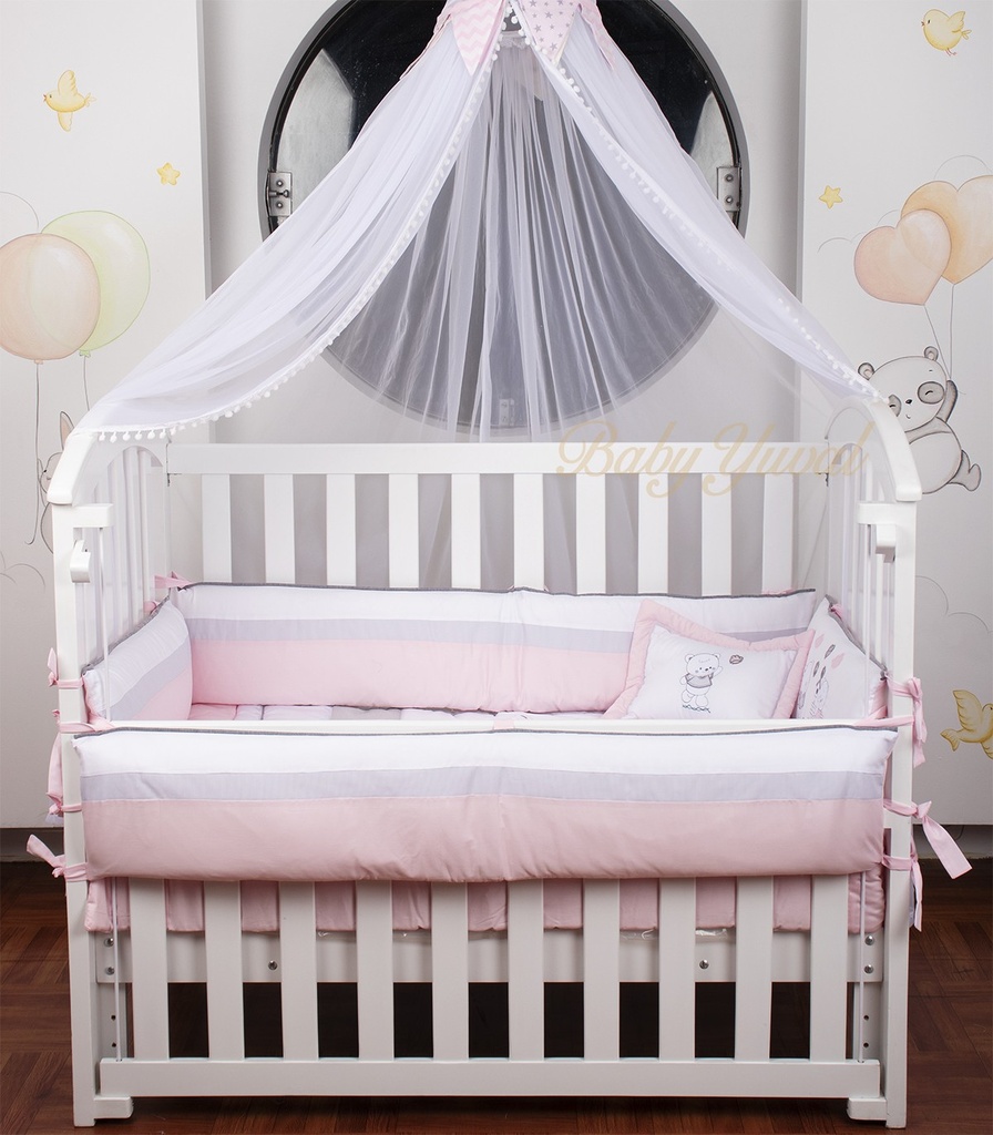 [SE097295] Set de Cuna Osita y Osito | Premium Pique