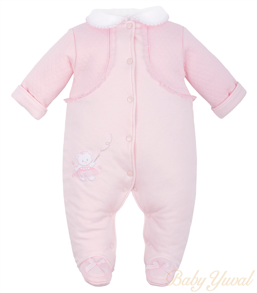[EN097353] Enterizo Acolchado | Osita Princess (Recien Nacido (RN))