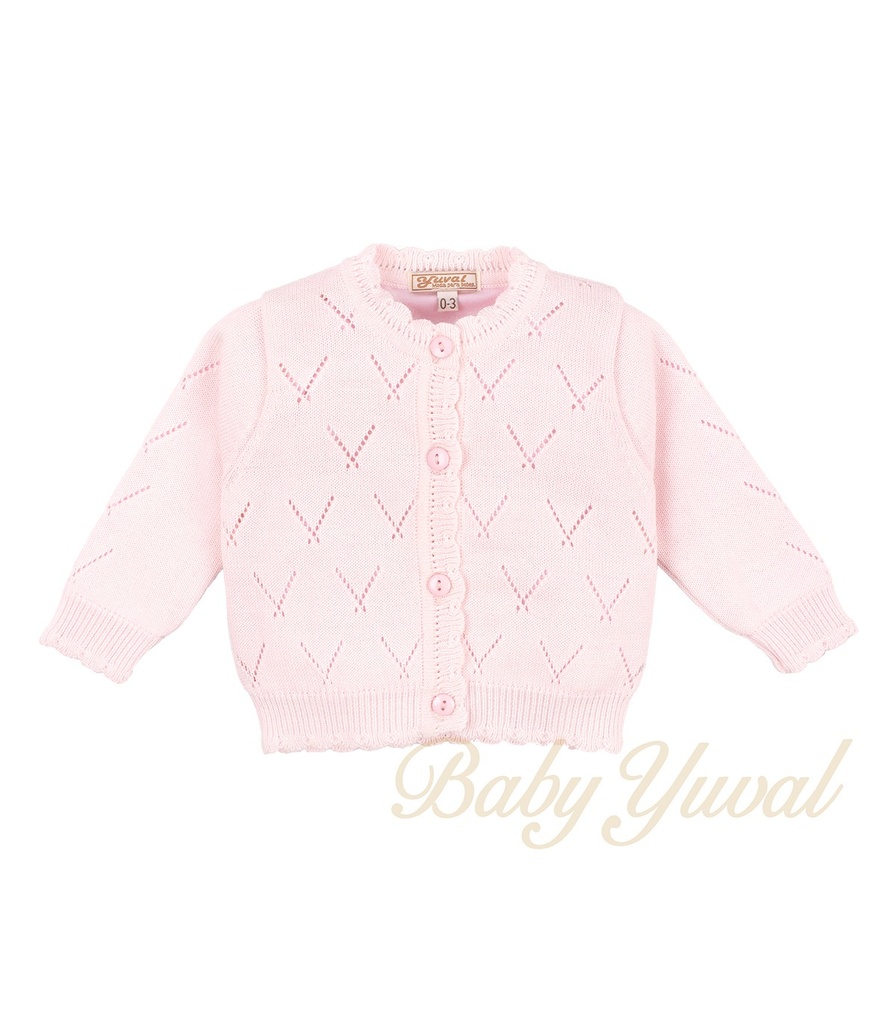 [CH097749] Chompa de Hilo forrada | Mia Rose (12 a 18 meses)