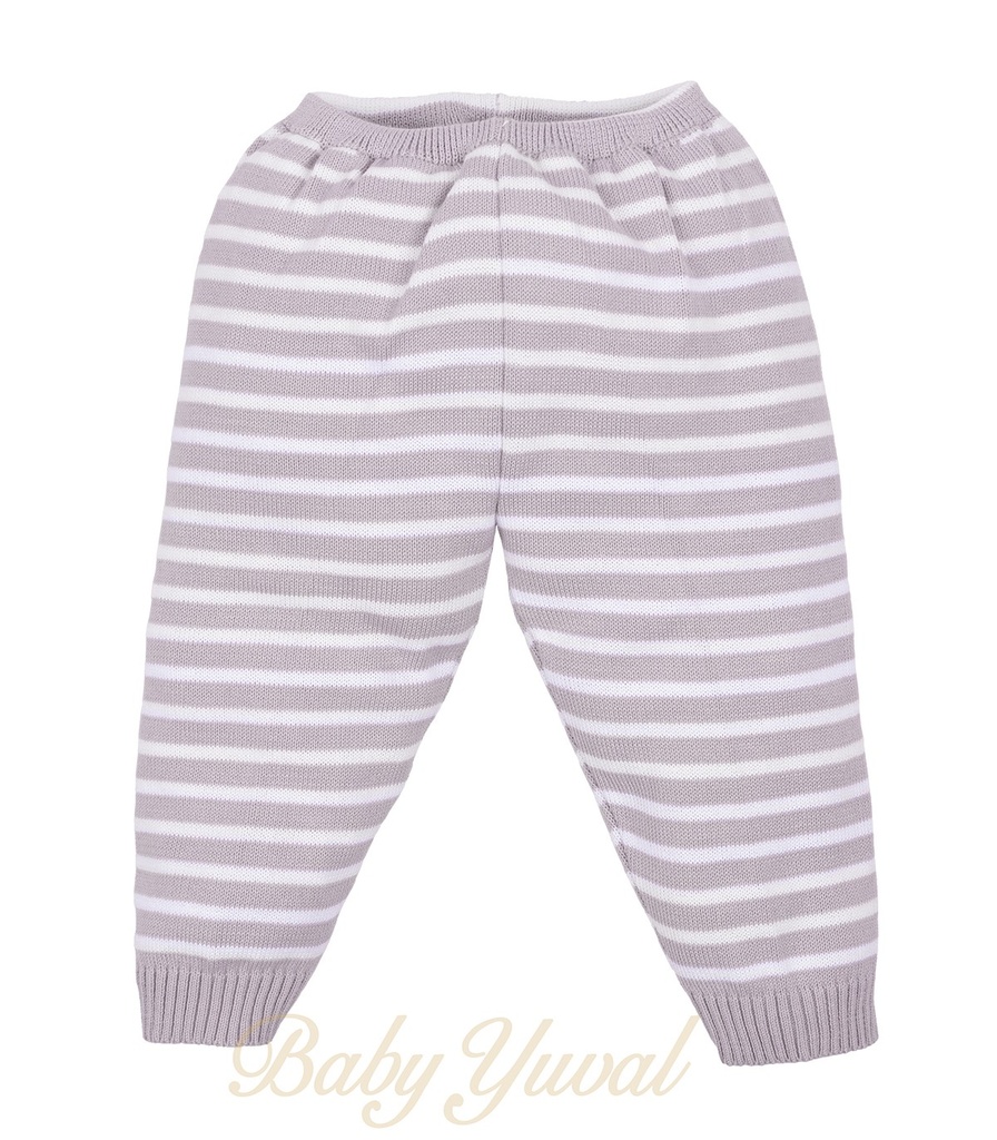 [PA097816] Pantalón de Hilo sin pie | Plomo Rays