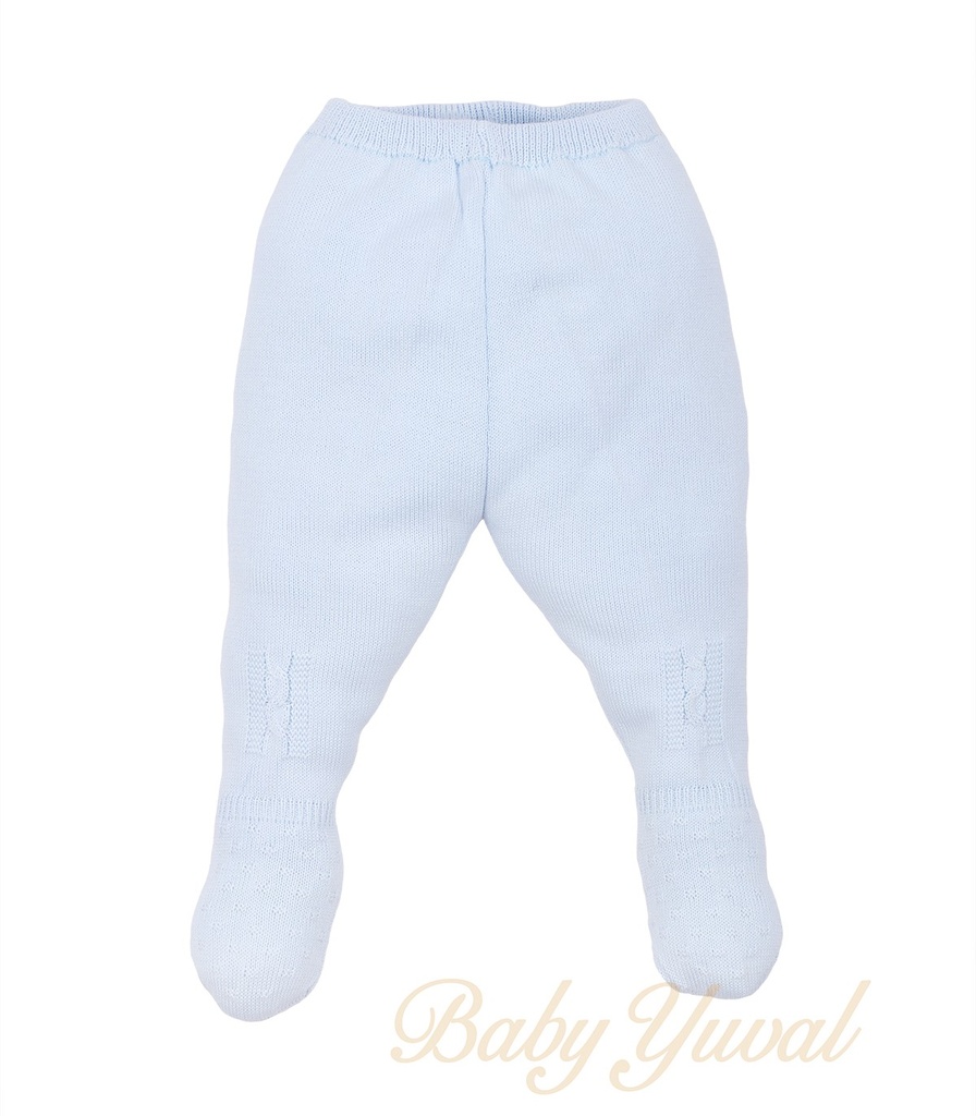 [PA097850] Pantalón de Hilo con pie | Celeste