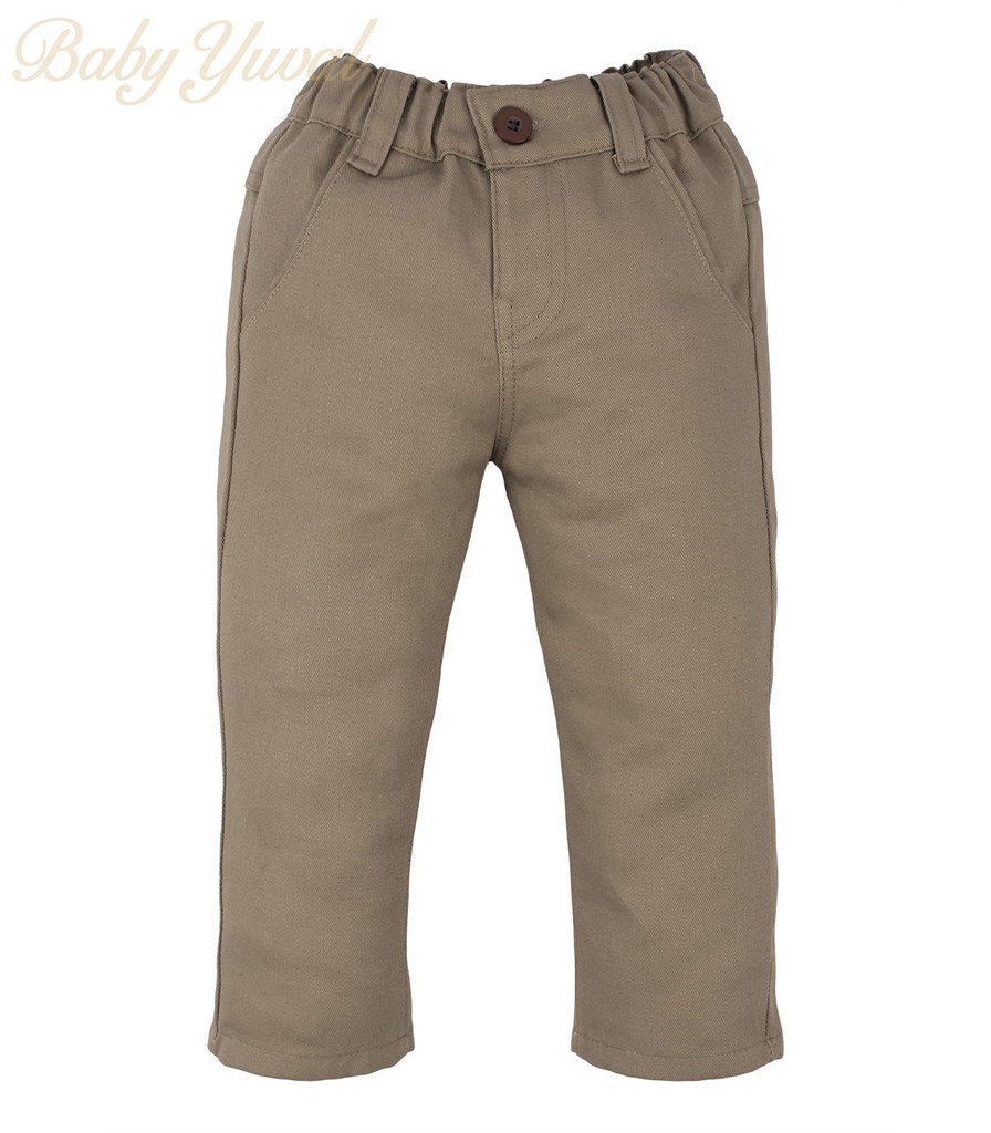 [PA098806] Pantalón Drill | Light Brown (T1)