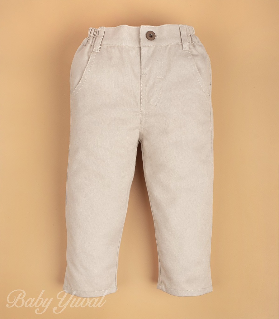 [PA0101153] Pantalón Drill Creditex | Bone (T1)