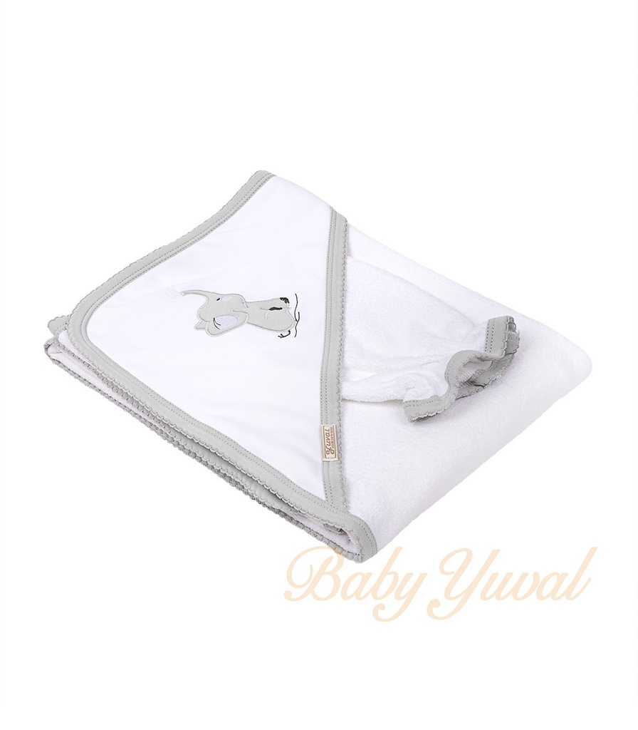 [TO099648] Toalla Felpa | Elefante Plomo Premium
