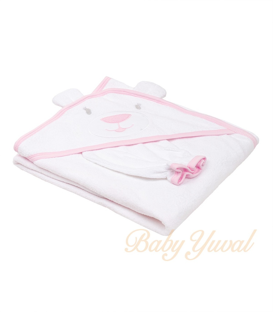 [TO0100229] Toalla Doble Felpa Premium | Osa Rosada