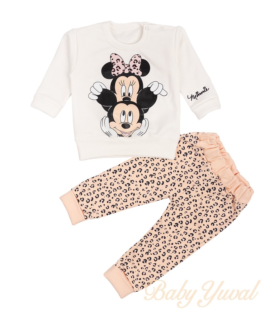[CO0100900] Conjunto de Franela Algodón | Minie & Micky (T1)