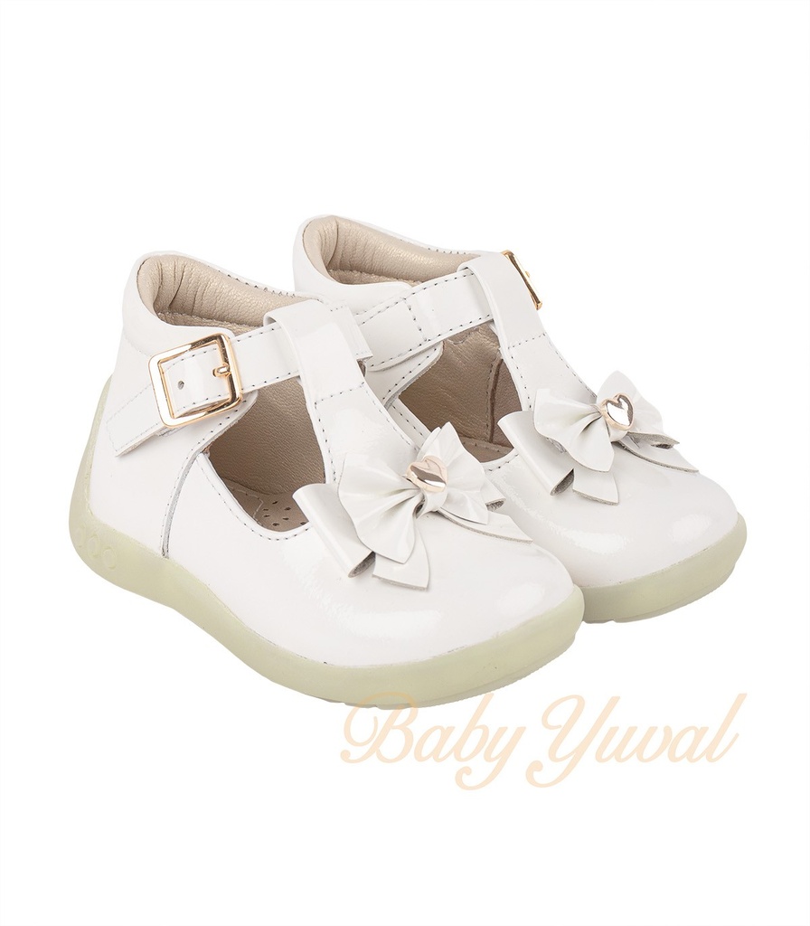[CA0101280] Calzado de 100% Cuero Lanna Bone | Línea Pasitos (T19)