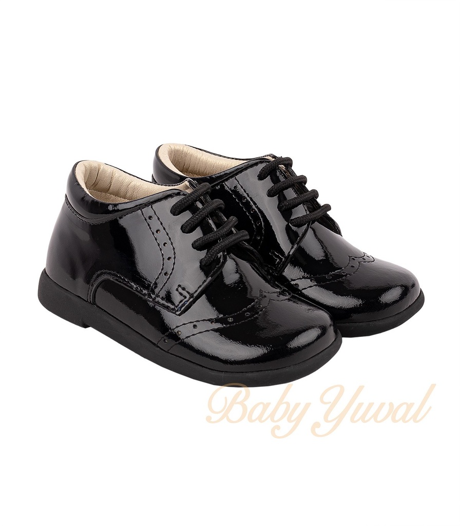 [CA0101338] Calzado de 100% Cuero Santiago Black | Línea Moda (T22)