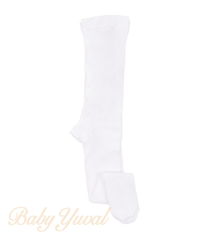[PA0101549] Panty Delgada Nylon | Liso Blanco (6 a 12 meses)