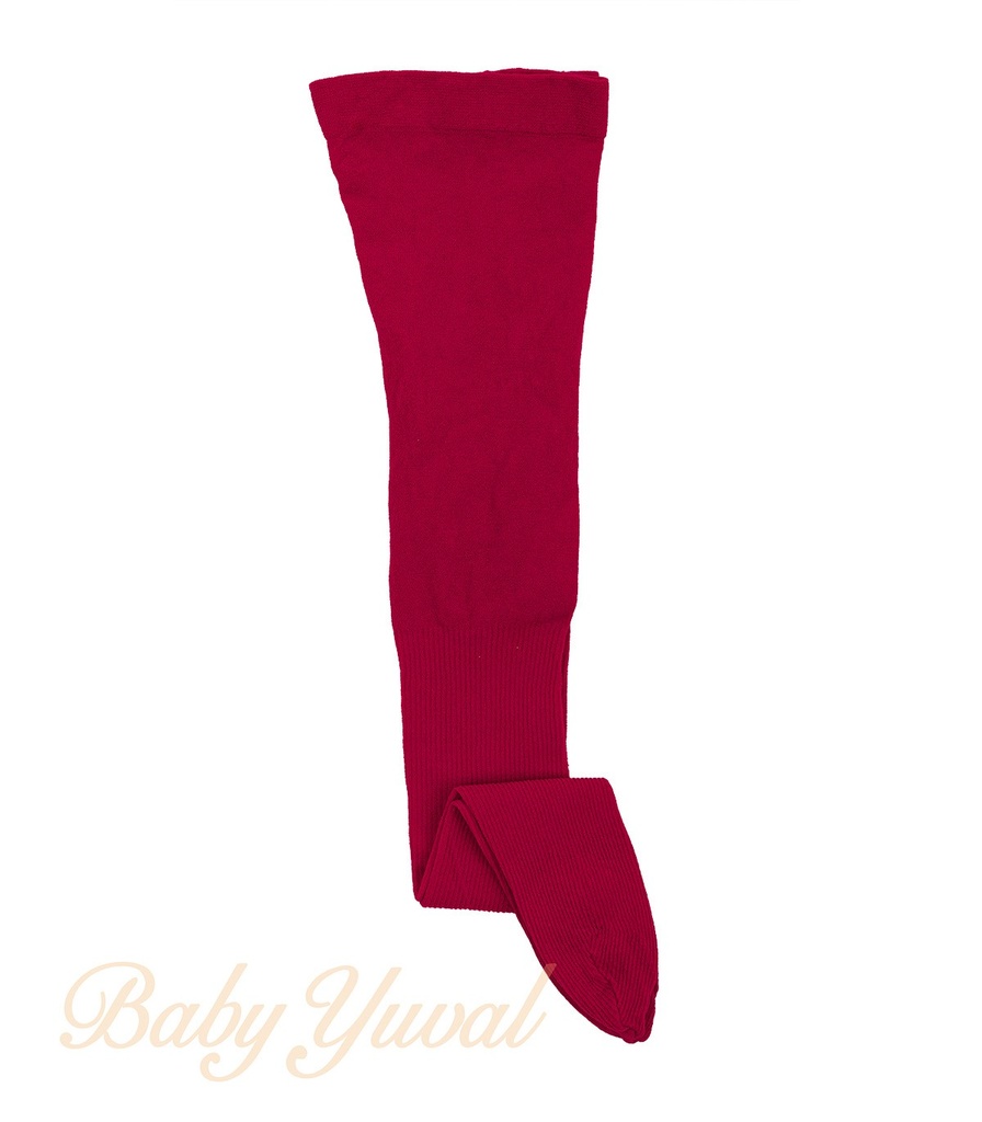 [PA0203450] Panty Delgada Nylon | Liso Rojo (0 a 3 meses)
