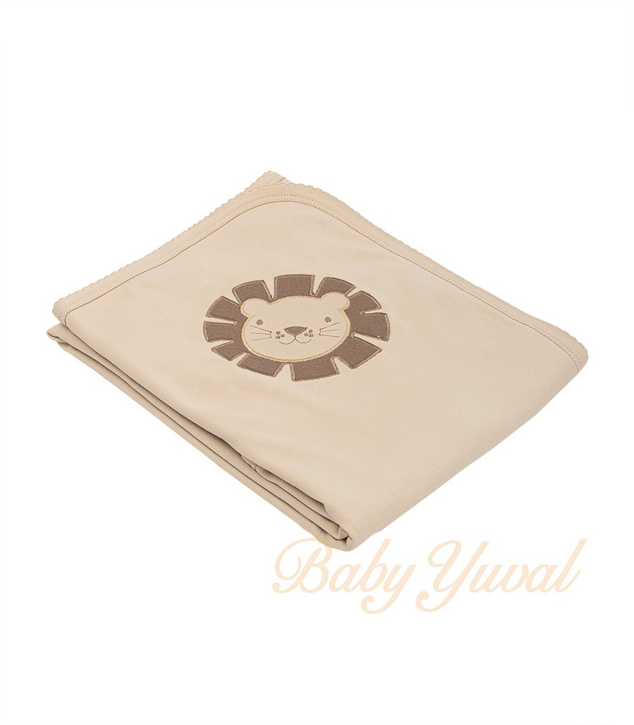 [MA0101582] Manta Pima Doble Algodón | León Beige Premium