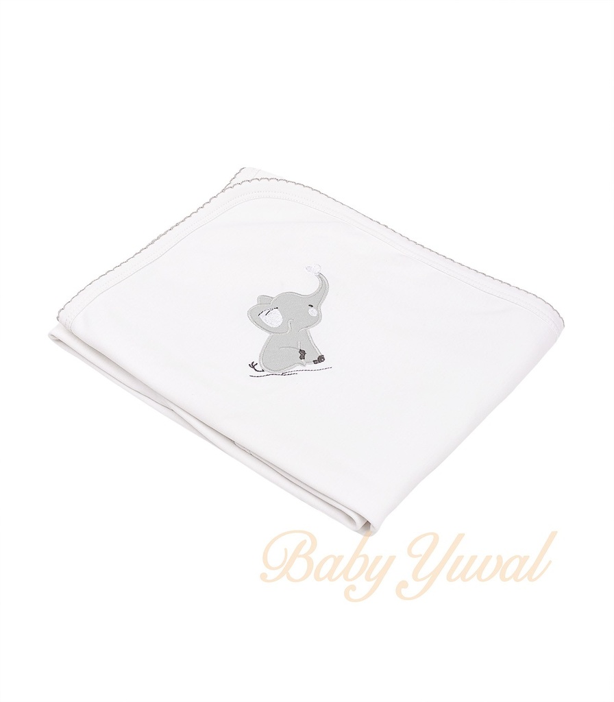 [MA0101590] Manta Pima Doble Algodón | Elefante Plomo Premium