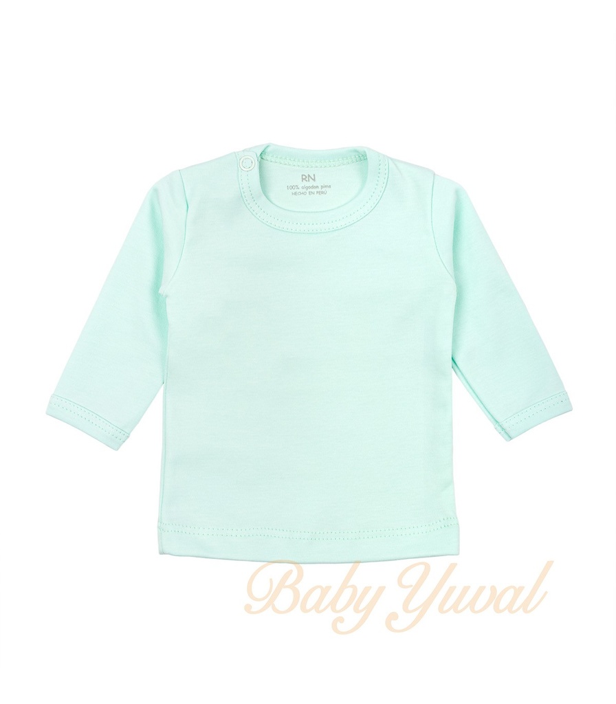 [PO0101635] Polo Prematuro de Algodón Pima | Verde