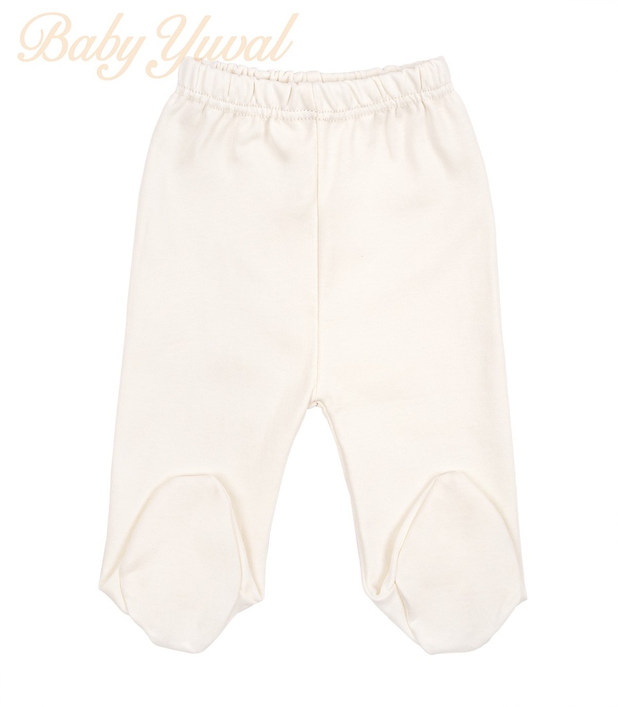 [PA0101654] Pantalón Prematuro de Algodón Pima | Crema