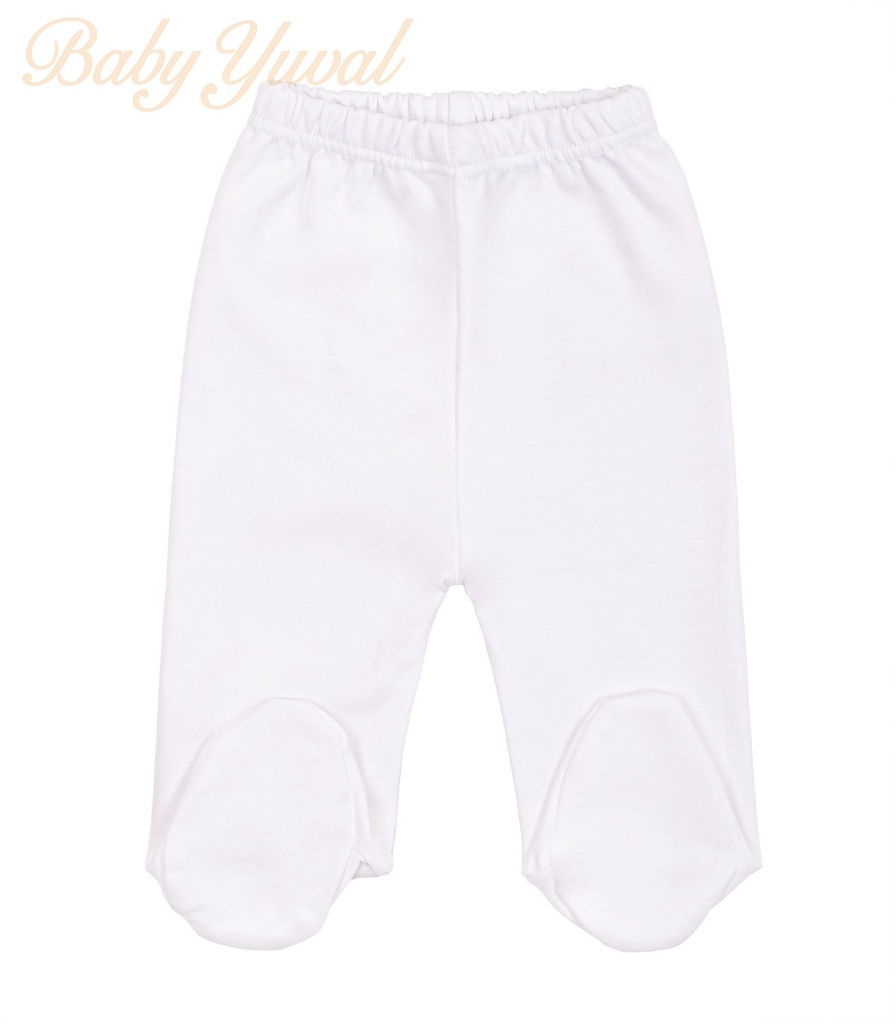 [PA0101655] Pantalón Prematuro de Algodón Pima | Blanco