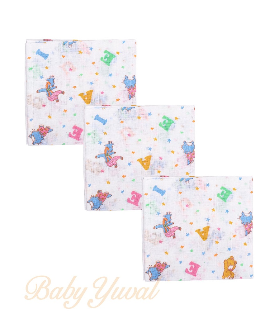 [TR012626] Tripack Pañales de Gasa | Estampado (Estampado)