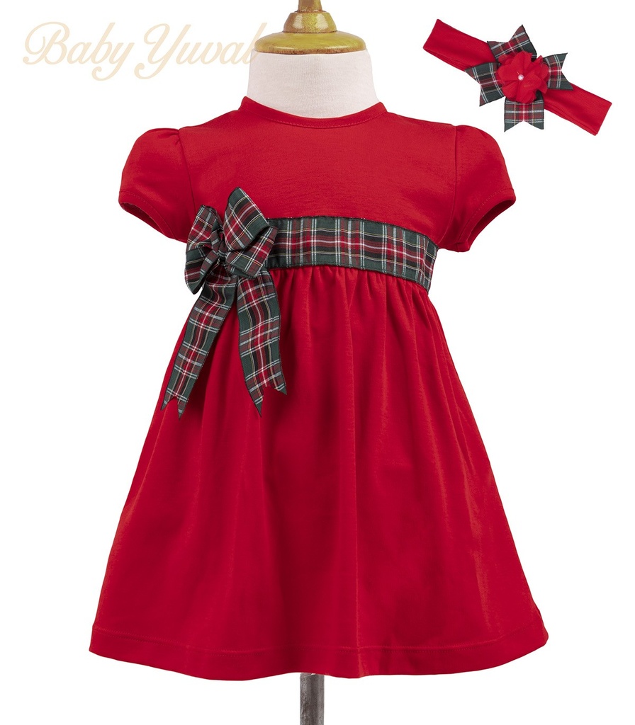 [VE0101970] Vestido Navidad | Chloé (12 a 18 meses)