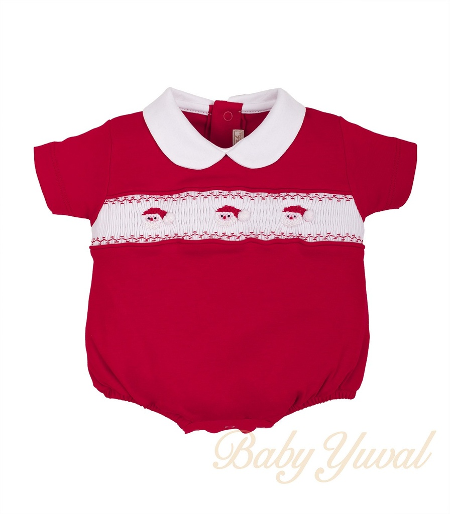 [RO0102079] Romper Bombacho | Navidad Papa Noel (0 a 3 meses)