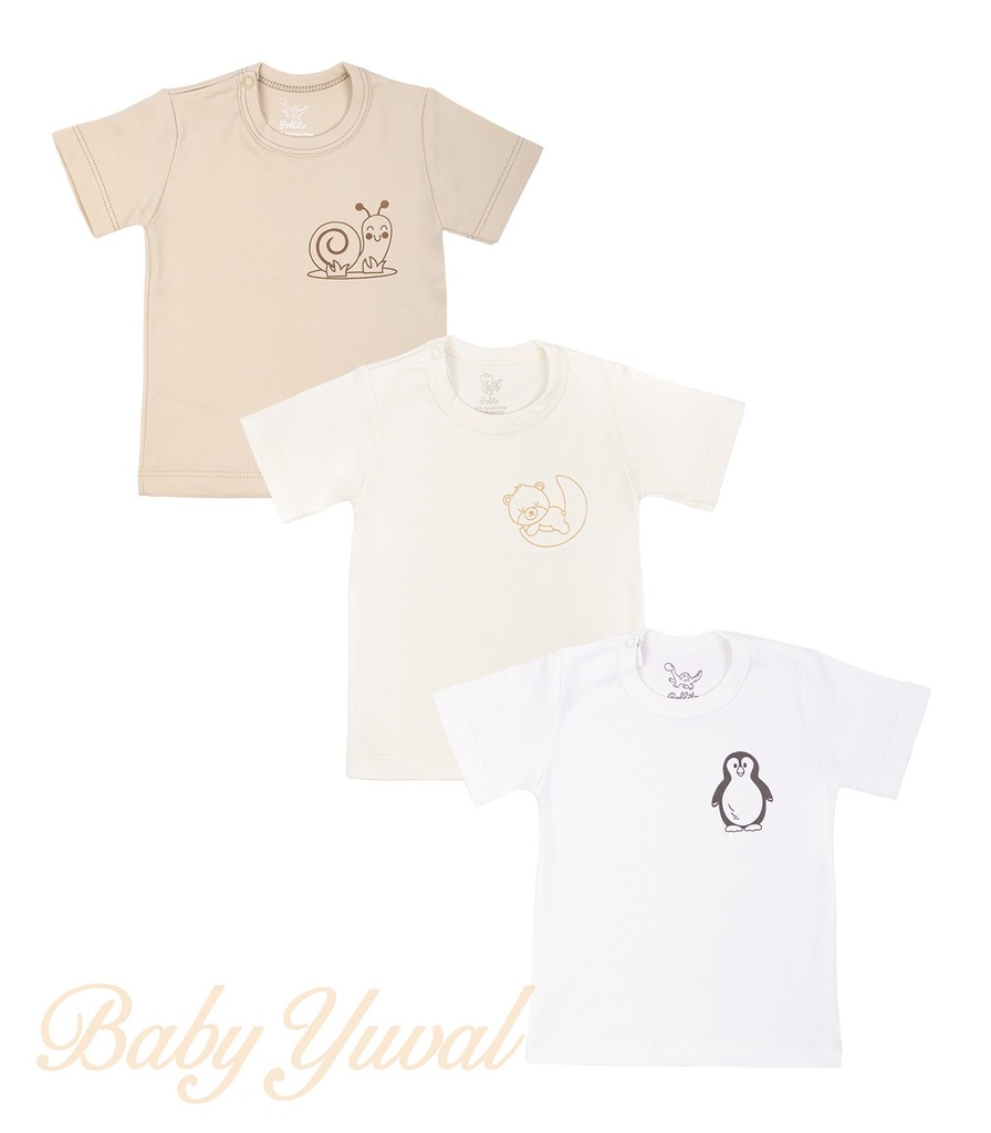 [TR0102199] Tripack Polo Manga Corta Algodón Pima | Colección Teddy (T0)